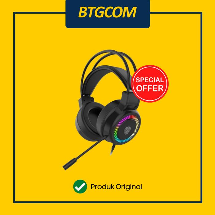Gambar HEADSET GAMING REXUS VONIX SH39/SH-39 HEADPHONE RGB - Hitam dari btgcom undefined Tokopedia