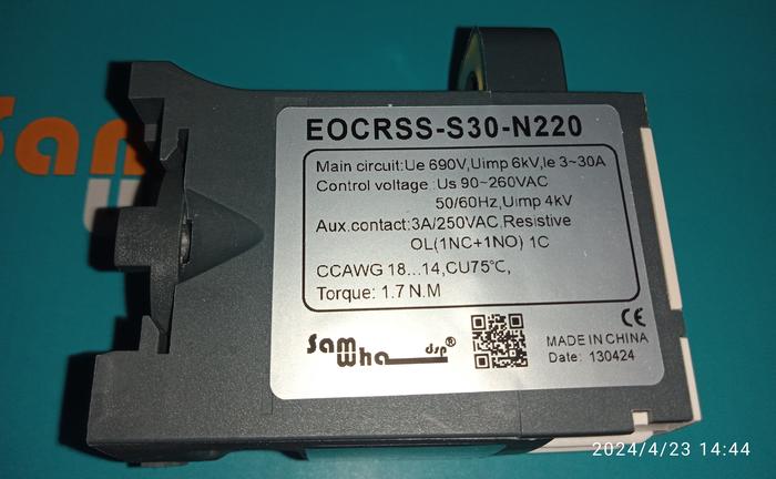 Gambar EOCRSS 220 SAMWHA (STANDAR TYPE)  Electronic Overload Relay Motor Protection - 3-30A dari Aliexmart undefined Tokopedia