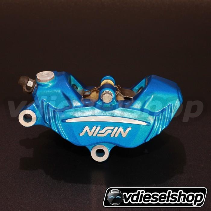 Gambar Kaliper Depan Nissin Samurai 4 Piston Untuk Honda PCX 150 PCX 160 ADV 150 ADV 160 Stylo 160 Original - Biru, PCX 260mm dari V-Diesel Shop undefined Tokopedia