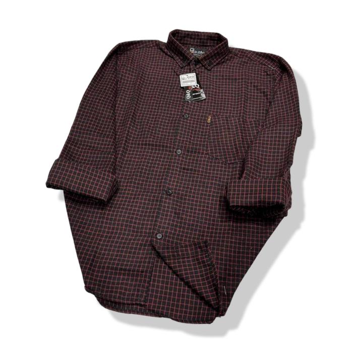 Gambar Kemeja Flanel Pria Slimfit Lengan Panjang Casual Distro - gmbar 1, M dari Zerofive_id undefined 5 Tokopedia