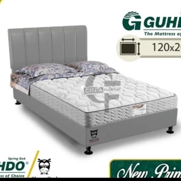 Gambar SPRING BED GUHDO NEW PRIMA SPRING BED NEW PRIMA KASUR GUHDO UK 160 CM - FUL SET, UK 90 X 200 CM dari BAZAR DECOR undefined Tokopedia