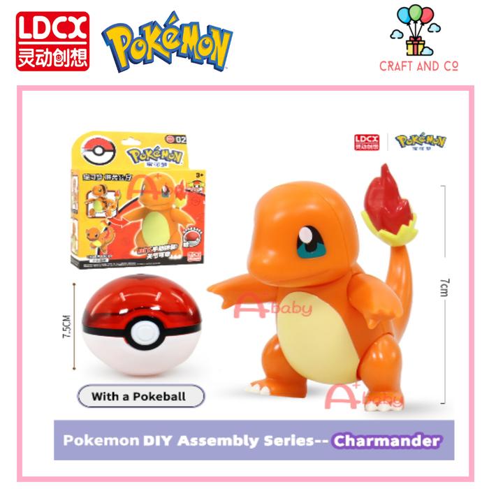 Jual Pokemon LDCX DIY rakit sendiri figure Pikachu Gengar snorlax ...