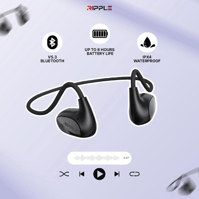 Promo Ripple True Wireless Sport Earbuds Headset Bluetooth TWS Model ...