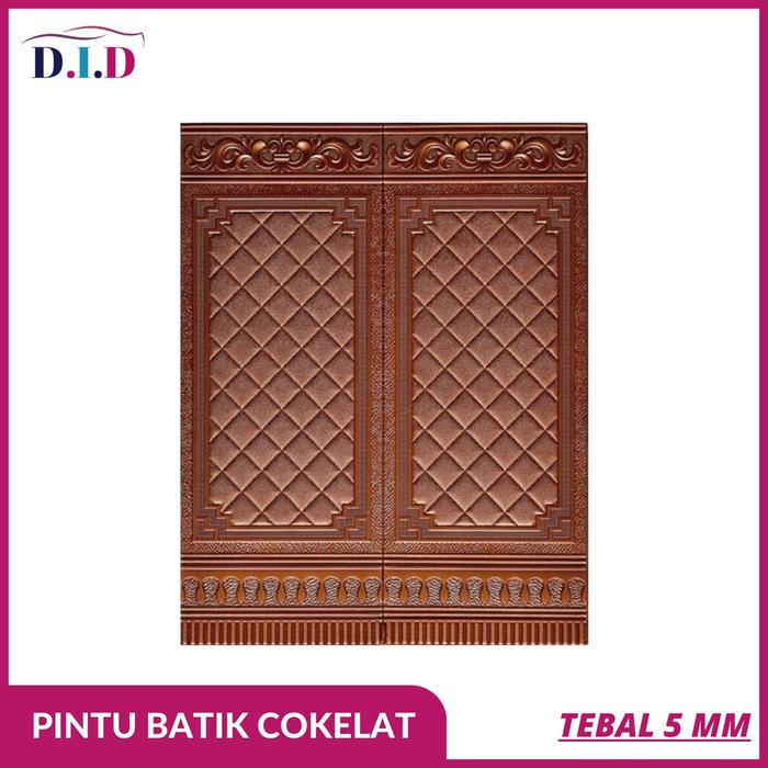 Jual WALLPAPER 3D FOAM PINTU / WALLFOAM 3D MOTIF PINTU JATI 70X90 CM ...