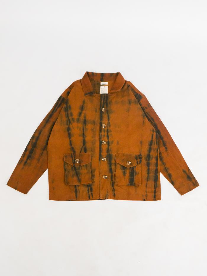 Gambar Tinctori - Daily Abstract Shibori Work Jacket - Mahogany Black, S dari Tinctori undefined Tokopedia
