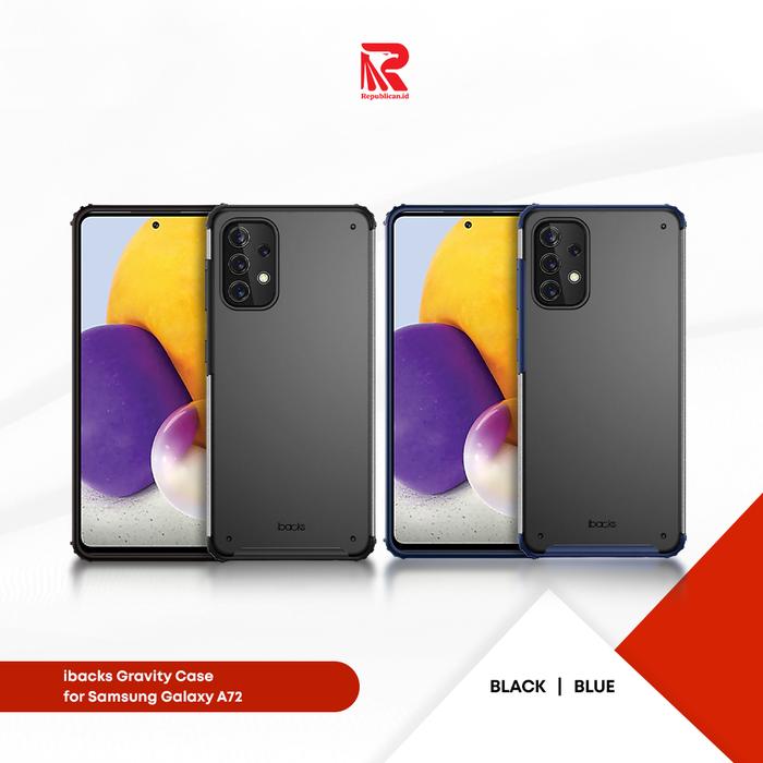 Gambar Ibacks Gravity phone case for Samsung galaxy A72 Casing Hp - Black dari Republican ID undefined Tokopedia
