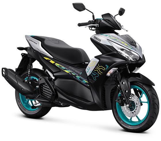 Gambar Yamaha All New Aerox (OTR Jadetabek) - Sumber Mas Motor - cyan/silver dari Yamaha Sumbermas Jakarta Selatan Tokopedia