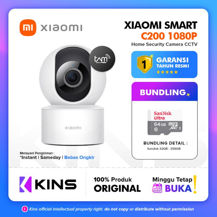 Gambar Xiaomi CCTV C200 1080p / C300 2K Smart Camera Mi Home Security 360 - HD C200, CCTV Saja dari KINS Indonesia undefined Tokopedia