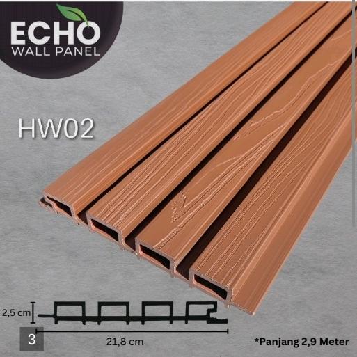 Gambar WALLPANEL DINDING OUTDOOR ECHO WPC OUTDOOR - HW 02 dari lianahomeinteriorbekasi_NEW undefined Tokopedia