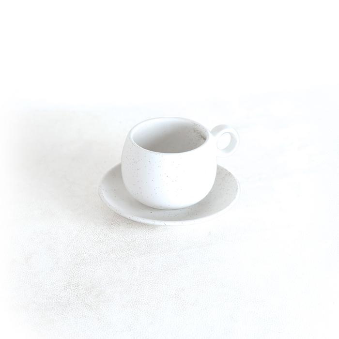 Gambar NUANZA TEA CUP WHITE IVORY - D:7,5cm x T:7cm dari Nuanza Porcelain undefined Tokopedia