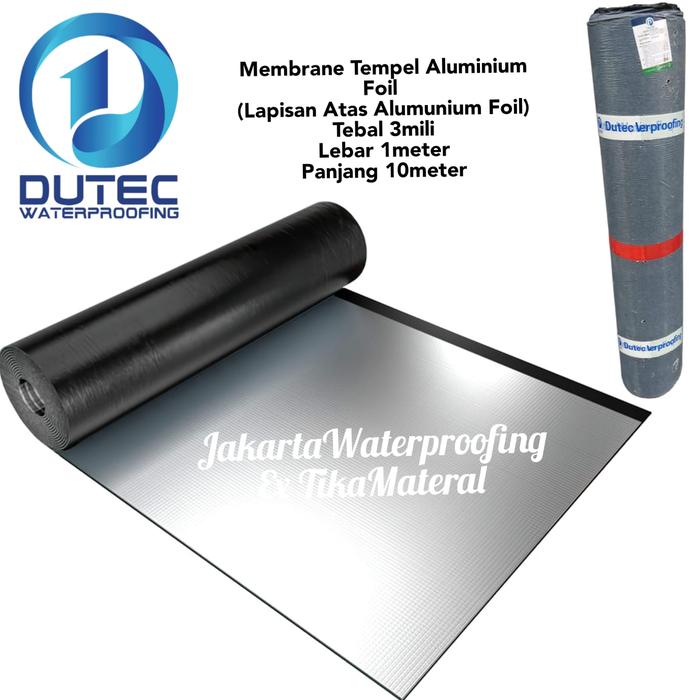 Gambar MEMBRAN TEMPEL 3MM SELF ADHESIVE MEMBRANE ALUMUNIUM FOIL ( 10METER) dari JakartaWaterproofing undefined Tokopedia