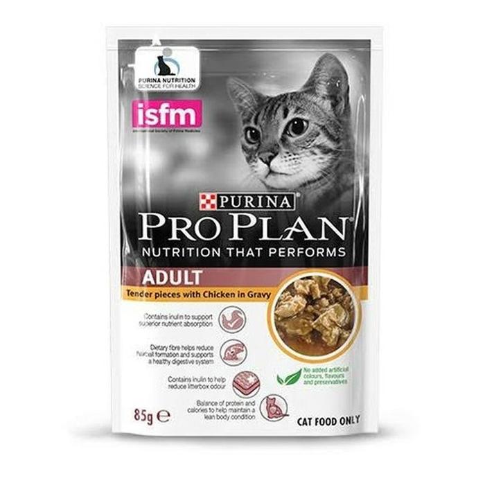 Gambar Makanan Kucing Proplan Pouch 85gr - AD Chicken dari USRO PETSHOP undefined Tokopedia