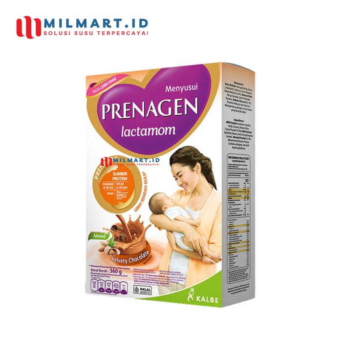 Gambar PRENAGEN LACTAMOM 360 G VELVET CHOCOLATE/VANILA SUSU IBU HAMIL COKLAT VANILLA - CHOCOLATE dari milmart.id undefined Tokopedia