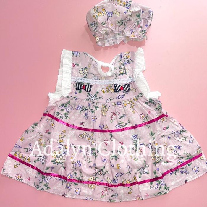 Gambar Diskon Terviral  Adalyn Clothing - gratis topi! dress bayi perempuan 0 - topi dari Wiyunda Olshoping undefined Tokopedia