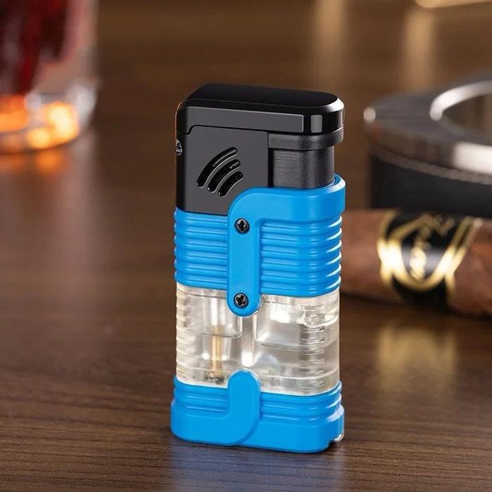 Gambar Mancis Korek Api Gas Flame Api 3 Jet Korek Gas Las HL 03 Isi Ulang - Biru dari anis online shop undefined Tokopedia