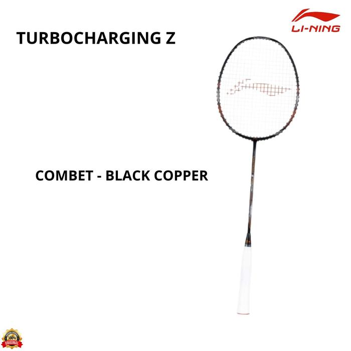 Gambar RAKET BADMINTON BULUTANGKIS LINING TURBO CHARGING Z BOOST COMBAT ORIGI - C BLACK COPPER, RAKET+TAS COVER dari Sanjayasports undefined Tokopedia