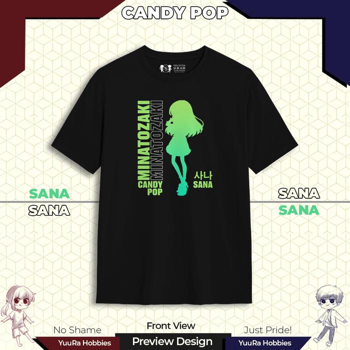 Gambar YuuRa Hobbies Kaos Unisex - Twice - Candy Pop Transformation - Sana - Pendek, S dari YuuRa Hobbies undefined Tokopedia