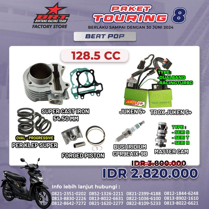 Gambar PAKET TOURING 8 BEAT POP/ BEAT/ SCOOPY ESP BRT dari BRT FACTORY STORE 3 undefined Tokopedia