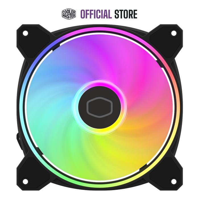 Gambar Cooler Master MasterFan MF140 HALO2 Case Fan - Hitam dari Cooler Master Official undefined Tokopedia