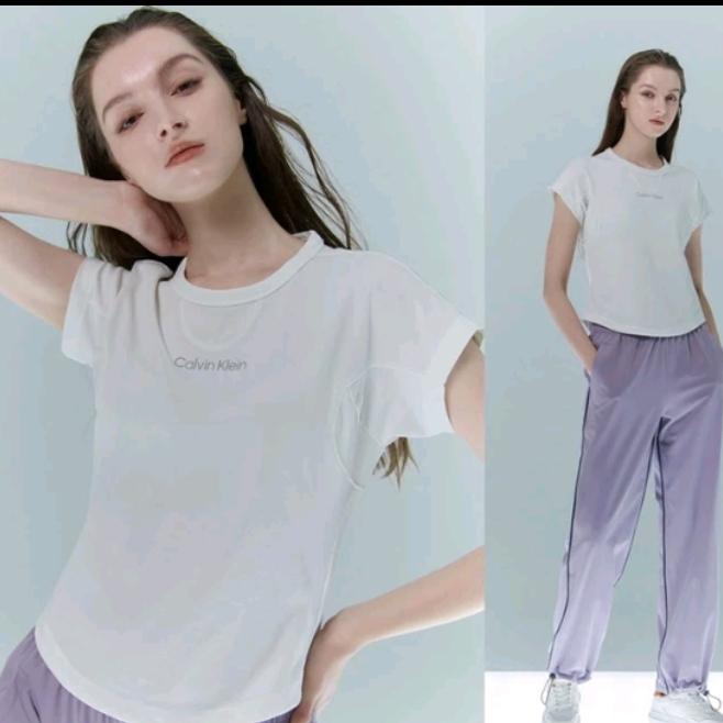 Gambar CALVIN CLEIN SPORT ORIGINAL 100% WOMEN SLIM FIT - ivory, M dari Susu gym bro undefined Tokopedia