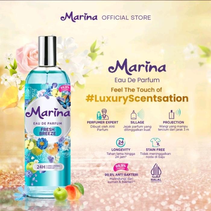 Gambar MARINA Eau De Parfum ( EDP) 98ml - Fresh Breeze dari D.Whale Cos NEW undefined 2 Tokopedia