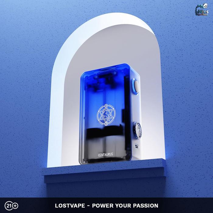 Gambar CENTAURUS P200 BOX MOD Lost Vape Dual Battery 200Watt Power MODS - Quest 2.0 Chipset AUTHENTIC by LOSTVAPE - BLUE Thunder dari uNics VapeStore undefined Tokopedia
