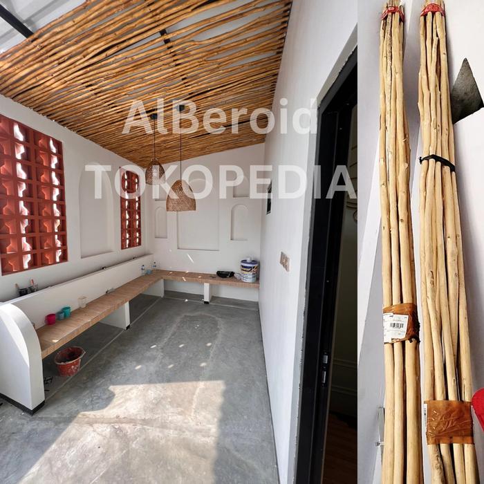 Gambar Ranting Kayu Jati Dekorasi Atap Gajebo Kape Ala Bali - panjang 250cm dari Alberoid Official undefined Tokopedia