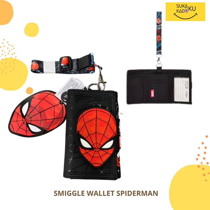 Gambar SMIGGLE Wallet Kids Dompet Anak Import Minecraft/Spiderman/Ariel/Bola/Dino - SPIDERMAN dari SUKAKU Emporium undefined Tokopedia
