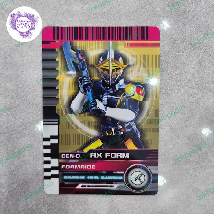 Gambar CSM Complete Selection Modification Decade Kamen Rider Card Den-O Form - ax form dari Mauve Hobby undefined Tokopedia