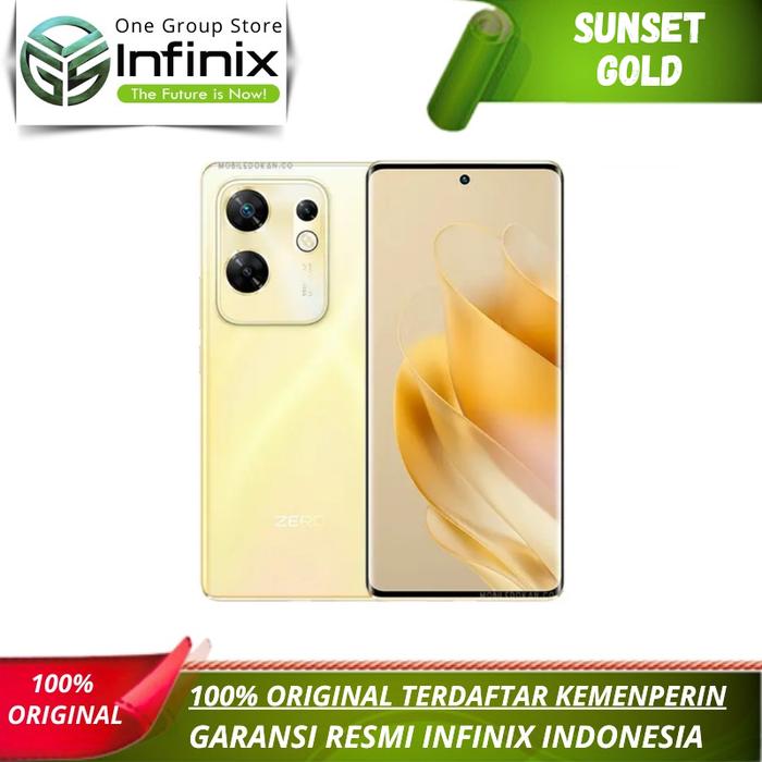 Gambar Infinix Zero 30 NFC 8/256GB | Up to 16Gb - 120Hz Garansi Resmi Infinix - Gold dari One Group Store undefined Tokopedia