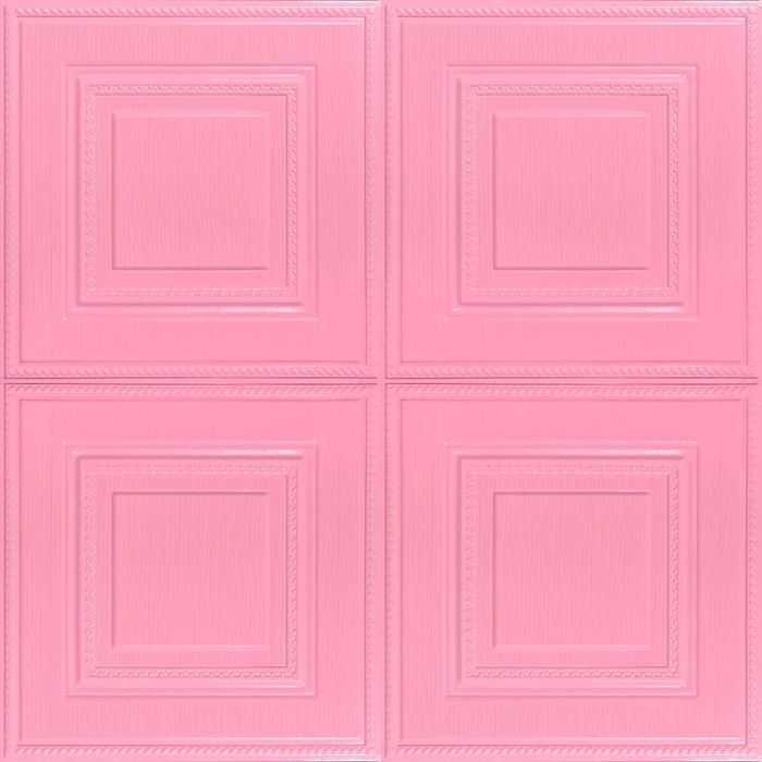 Gambar Wallpaper Dinding 3D WallFoam Kotak Batik Ukuran 70x70cm - pink dari twins style undefined Tokopedia