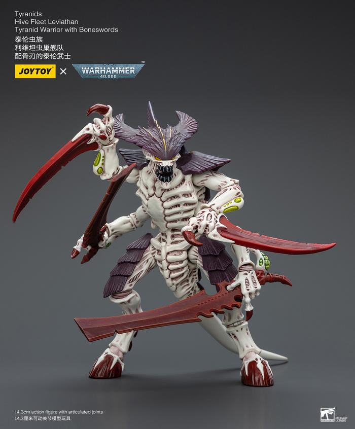 Gambar JT7004 WARHAMMER TYRANIDS HIVE FLEET LEVIATHAN TYRANID WARRIOR WITH BONESWORDS JOYTOY ACTION FIGURE - PO - DP50% dari Ace Hobby Town undefined Tokopedia