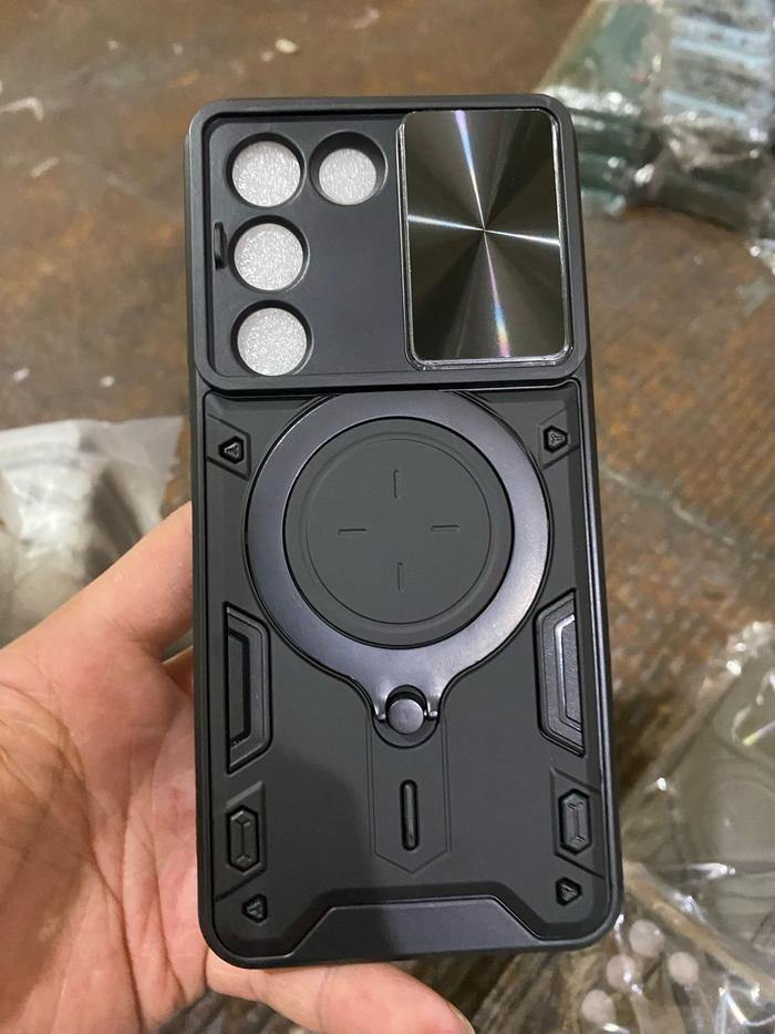 Gambar Vivo Y100 5G Pattern Armor Ring Hard Case Cover Casing Tpu Pc Hardcase - VIVO Y100 5G, Hitam dari Best Accesories Hp undefined Tokopedia