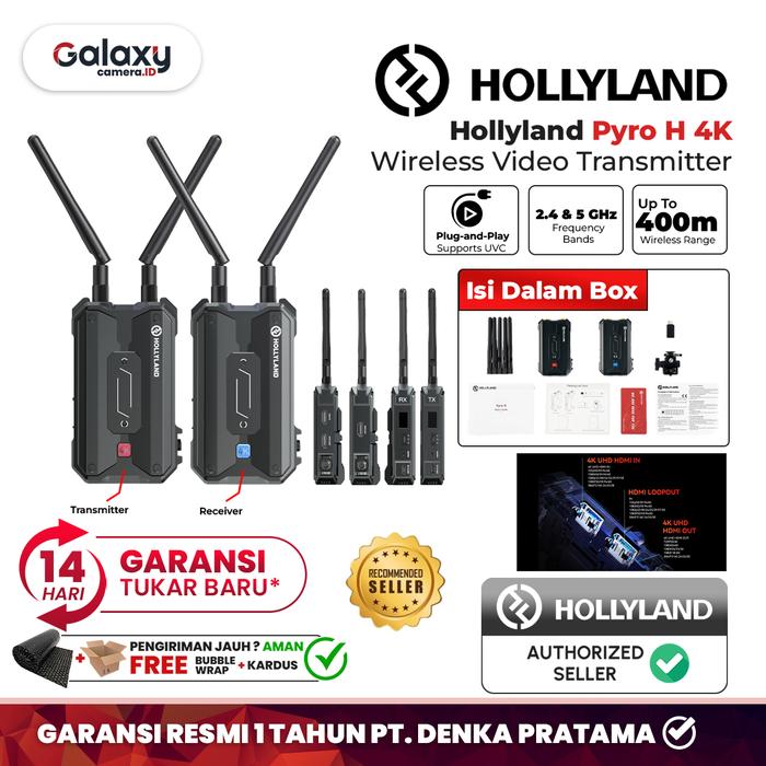 Pyro H Rx Jual Hollyland Pyro H 4k Hdmi Wireless Video Transmitter Garansi Resmi ...