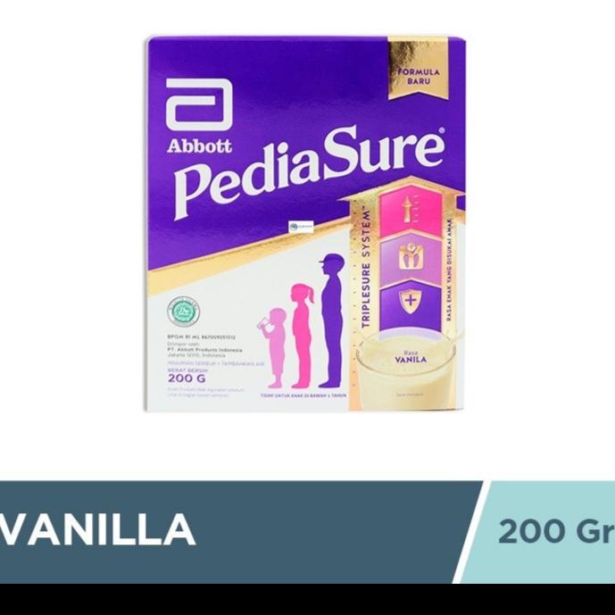 Gambar Nolimit Health Pediasure Vanila 200 Gram - Susu Pendukung Nutrisi Pertumbuhan Anak dari Nolimit Health undefined Tokopedia