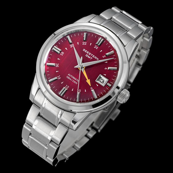 Gambar Jam Tangan Seestern GMT S446 GS Homage - wine red stripe dari Joker Arloji undefined Tokopedia