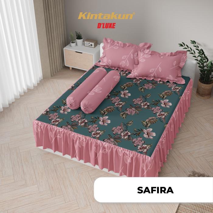 Gambar Kintakun Sprei D'Luxe Rumbai NEW Edition II Uk. 180x200cm Tinggi 25 - Safira dari Homeklik Living undefined Tokopedia