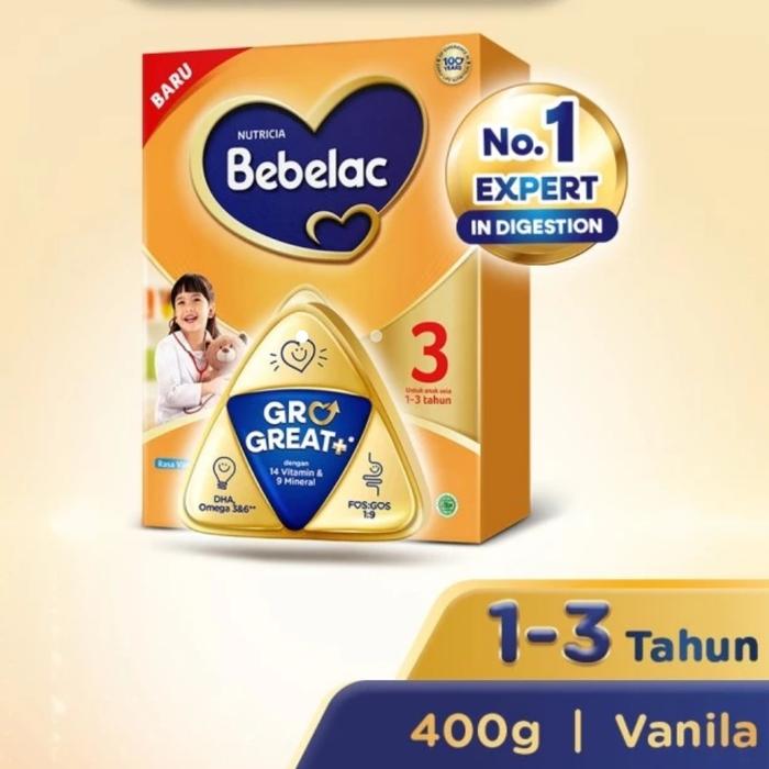 Gambar Bebelac 3 Vanila Susu Pertumbuhan Bubuk 400 GR dari toko intiyas undefined Tokopedia