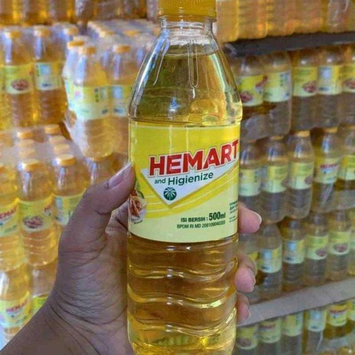 Gambar Minyak Goreng Hemart Kemasan Botol 1 liter - 500 ML dari Sri Wijaya store undefined Tokopedia
