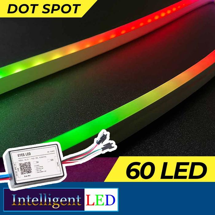Gambar Modul Alis RGB DRL Running Welcome Light dan Sein Mobil dan Motor - 60LED WS2815, 30CM dari Intelligent LED undefined Tokopedia
