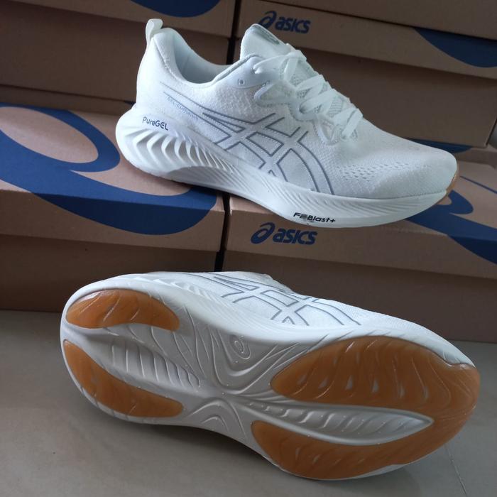 Gambar SEPATU RUNNING ASICS GEL-CUMULUS 25 WHITE ORIGINAL VIETNAM dari Asicks Sports undefined Tokopedia