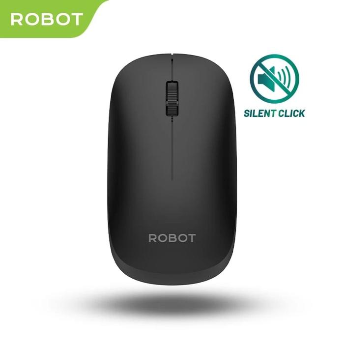 Gambar Robot M390 Mouse Multi Device Bluetooth+2.4G Wireless Mouse Silent Key - Hitam dari RD CELLULAR BALTOS_NEW undefined Tokopedia