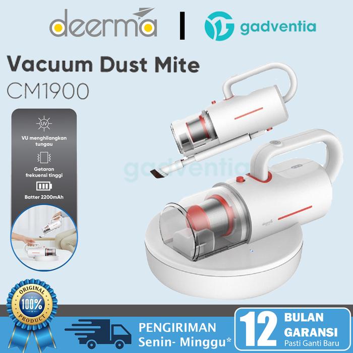 Gambar Deerma CM1900 Wireless Vacuum Cleaner Mini UV Anti Tungau Dan Debu dari GADVENTIA undefined Tokopedia