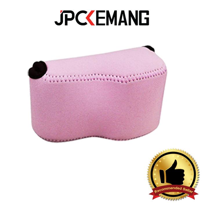 Gambar Neoprene Camera Case for Sony ZVE10 A6400 A6000 Canon EOS M200 M100 Nikon Z30 Casing Kamera - Merah Muda dari JPC Kemang undefined Tokopedia