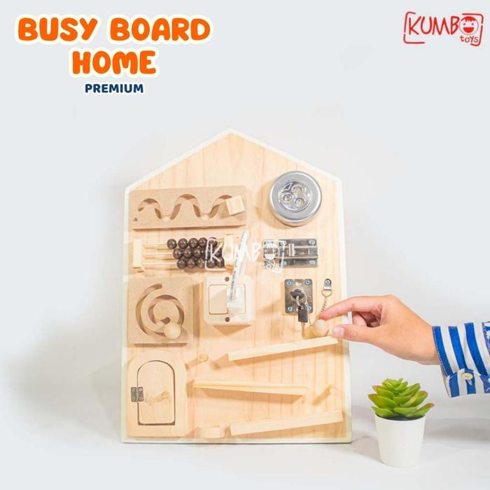 Gambar BUSY BOARD PREMIUM JUMBO Mainan Edukasi Montessori Papan Main Anak - JUMBO Home dari Kumboid undefined Tokopedia