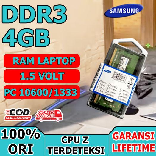Gambar SODIMM RAM LAPTOP DDR3 4GB PC-12800 MEMORY DDR3 4GB CAMPUR - 4GB 10600 SS dari Pc Murah Comp undefined Tokopedia