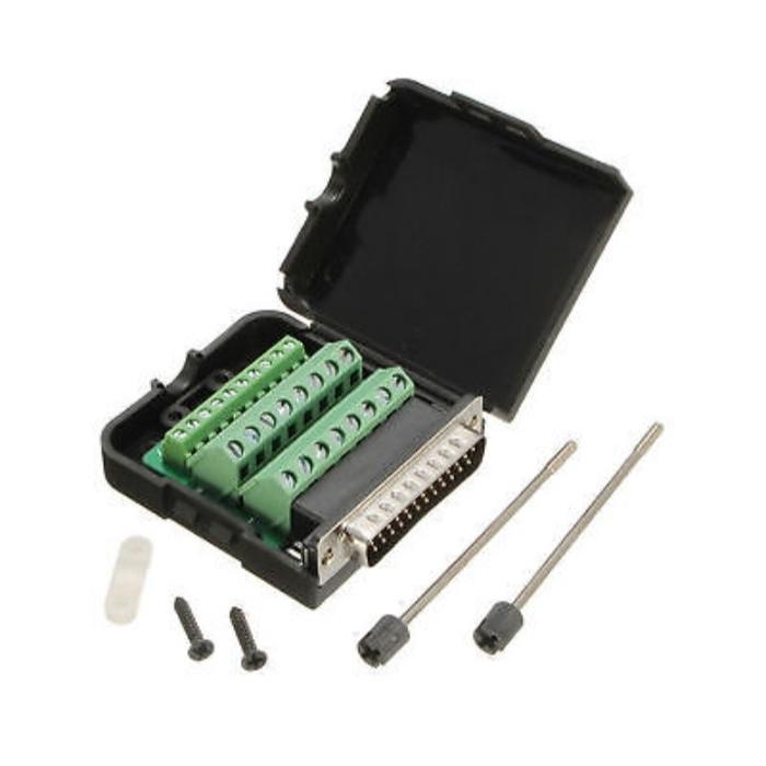 Gambar DB25 Terminal Connector With Cover Male / Female / Terminal 25 Pin - Male dari toms mandiri undefined Tokopedia