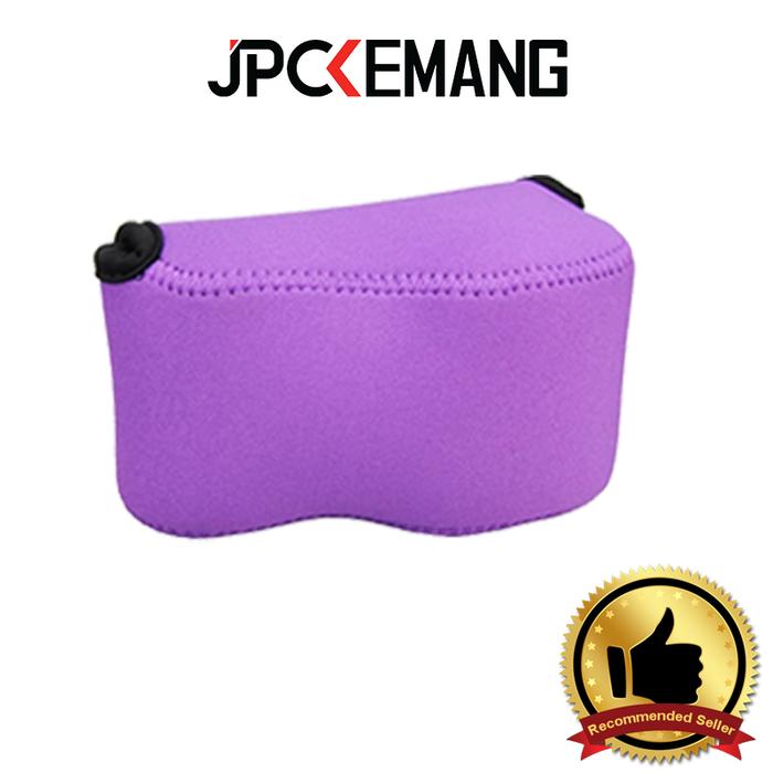 Gambar Neoprene Camera Case for Sony ZVE10 A6400 A6000 Canon EOS M200 M100 Nikon Z30 Casing Kamera - Ungu dari JPC Kemang undefined Tokopedia