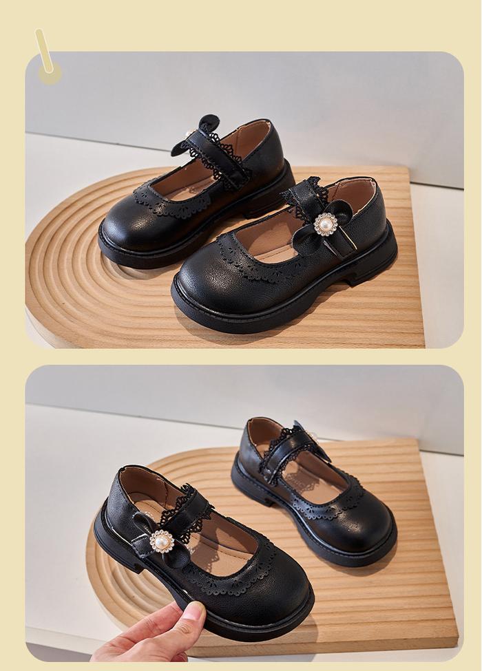 Gambar Flat Shoes Anak Perempuan Mutiara / Sepatu Anak Tanggung Model Korea - T1088 Hitam, UK 35 dari Mallmarket888 undefined Tokopedia