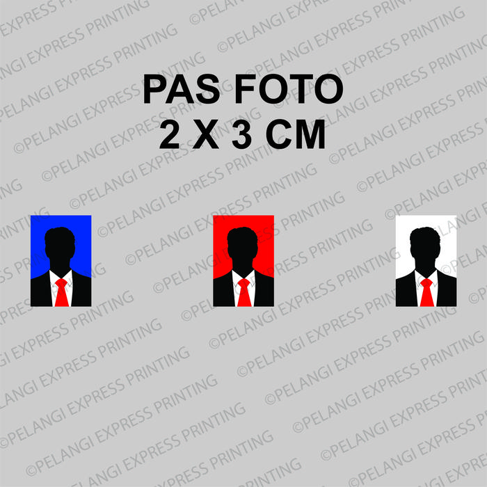 Gambar Cetak Pas Foto Ukuran 2x3, 3x4, 4x6, 5x5 - 2 x 3 cm, Merah dari Pelangi Express Printing undefined Tokopedia